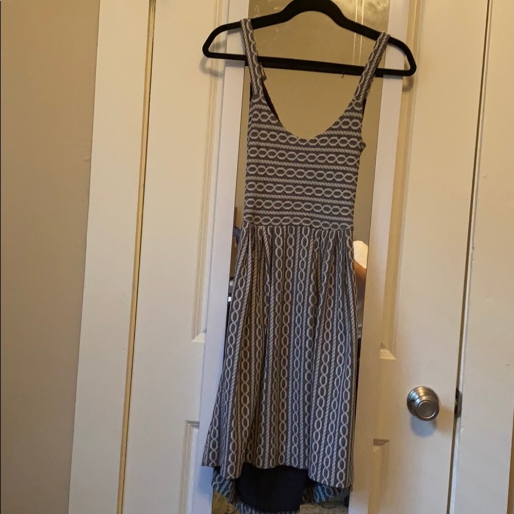 Cross back dress